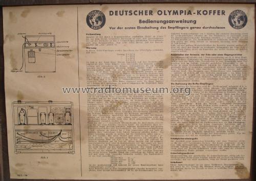 Deutscher Olympia-Koffer DOK36; Gemeinschaftserzeugn (ID = 2804814) Radio