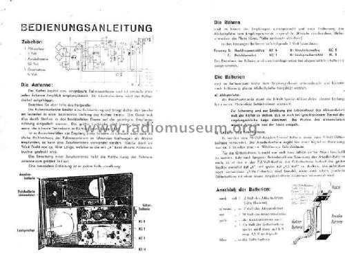 Deutscher Olympia-Koffer DOK37; Gemeinschaftserzeugn (ID = 22359) Radio