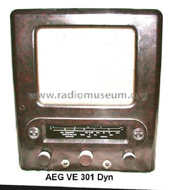 Volksempfänger VE301 Dyn W; AEG Radios Allg. (ID = 35352) Radio