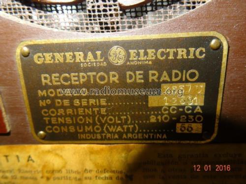 X337U; General Electric; (ID = 1970146) Radio