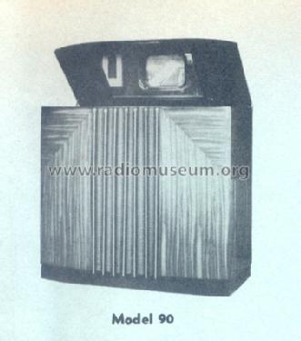 Musaphonic Instrument 90 ; General Electric Co. (ID = 170759) TV Radio