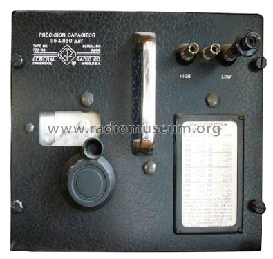 Variable Capacitor 722-DQ; General Radio (ID = 856461) Equipment