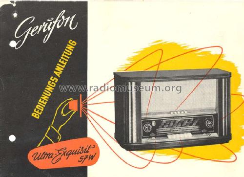 Ultra-Exquisit 57W; Gerufon-Radio Walter (ID = 171413) Radio