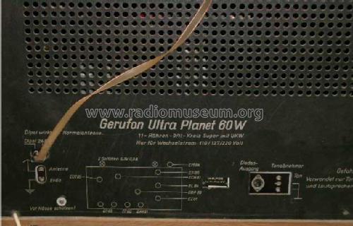 Ultra Planet 60W; Gerufon-Radio Walter (ID = 70506) Radio
