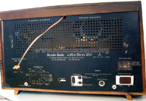 Ultra-Stereo 62W; Gerufon-Radio Walter (ID = 54762) Radio