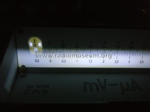 Millivolt-Mikroamperemeter mit Lichtmarkenablesung 167320; Goerz Electro Ges.m. (ID = 2049607) Equipment