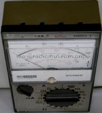 Multimaxi FE 51 1003 74; Goerz Electro Ges.m. (ID = 459873) Equipment