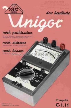 Unigor 3s Type 226213; Goerz Electro Ges.m. (ID = 853478) Equipment