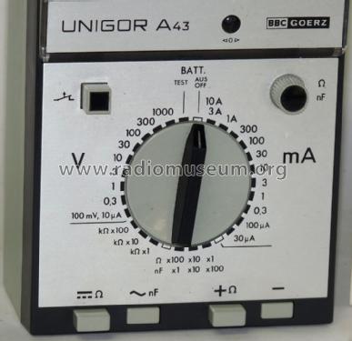 Unigor A43; Goerz Electro Ges.m. (ID = 1706072) Equipment