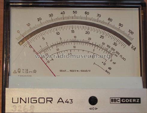 Unigor A43; Goerz Electro Ges.m. (ID = 369774) Equipment