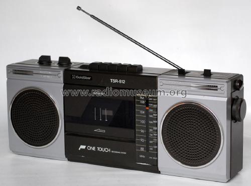 FM/MW/LW 3 Band Stereo Cassette Recorder TSR-512; Gold Star Co., Ltd., (ID = 2034292) Radio