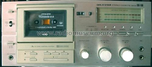 Stereo Cassette Deck GSK-1100; Gold Star Co., Ltd., (ID = 1740476) R-Player