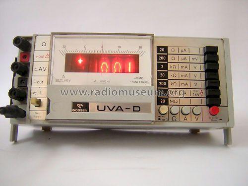 Digital Multimeter UVA-D; Gossen, P., & Co. KG (ID = 972409) Equipment