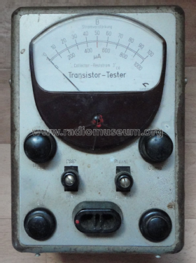Transistor-Tester 58 ; Gossen, P., & Co. KG (ID = 1872241) Equipment