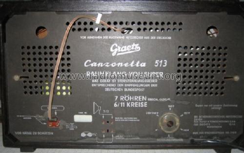 Canzonetta 513; Graetz, Altena (ID = 413959) Radio