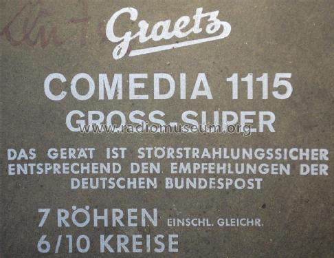 Comedia 1115; Graetz, Altena (ID = 1997274) Radio