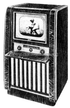 Fernsehtruhe F2 - F2/10; Graetz, Altena (ID = 2686722) Television