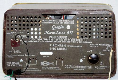 Komtess 611; Graetz, Altena (ID = 794587) Radio