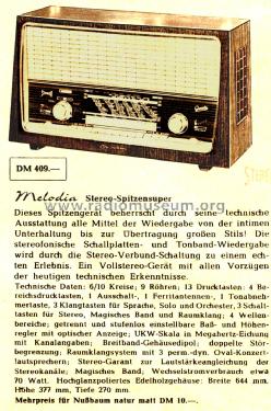 Melodia 819; Graetz, Altena (ID = 2886478) Radio