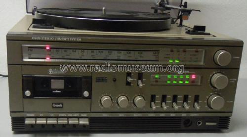 Stereo Compact System GS650; Graetz, Altena (ID = 1765009) Radio