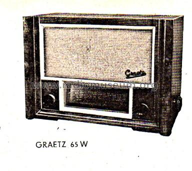 65W; Graetz, Berlin (ID = 166422) Radio