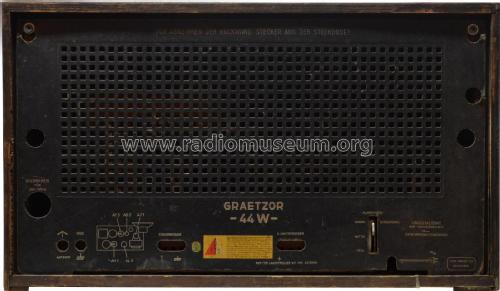 Graetzor 44W; Graetz Radio, Berlin (ID = 2166557) Radio