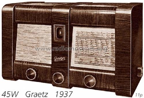 Graetzor 45W; Graetz Radio, Berlin (ID = 215) Radio