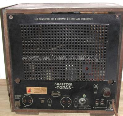 Graetzor Topas ; Graetz Radio, Berlin (ID = 214056) Radio