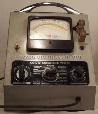 Coil & Condenser Tester 51; Graham Research inc. (ID = 1819040) Equipment