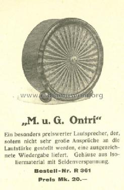 Tischlautsprecher Ontri; Mix & Genest AG (ID = 589110) Parleur