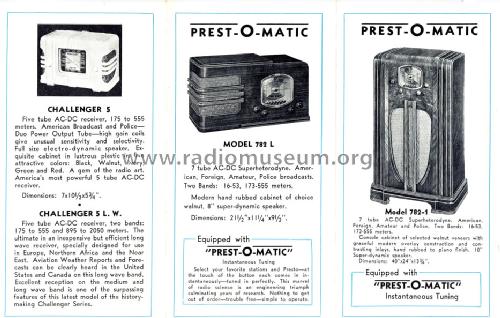 782-L Prest-O-Matic ; Grebe, A.H. & Co.; (ID = 1657150) Radio