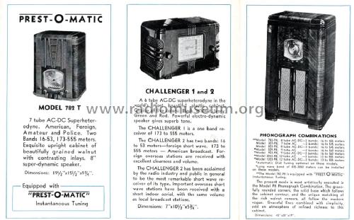 782-T Prest-O-Matic ; Grebe, A.H. & Co.; (ID = 1657168) Radio