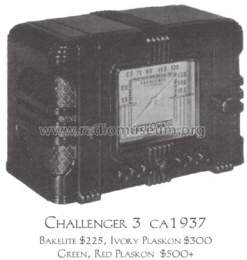 Challenger 3 Prest-O-Matic ; Grebe, A.H. & Co.; (ID = 1544142) Radio