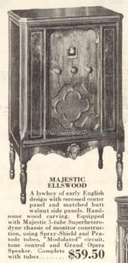 Majestic Ellswood 153 Ch= 15; Grigsby-Grunow - (ID = 936099) Radio