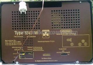 1040W; Grundig Radio- (ID = 19856) Radio