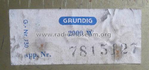 2000W; Grundig Radio- (ID = 613290) Radio