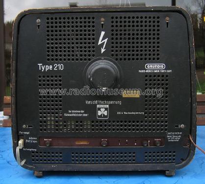 Fernsehtischempfänger 210/II ; Grundig Radio- (ID = 203746) Télévision