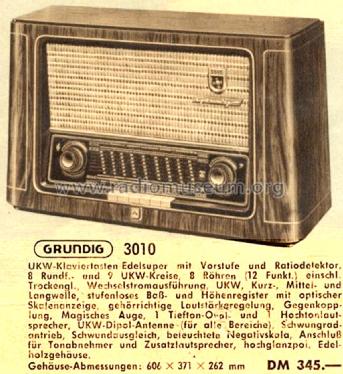3010; Grundig Radio- (ID = 2680354) Radio