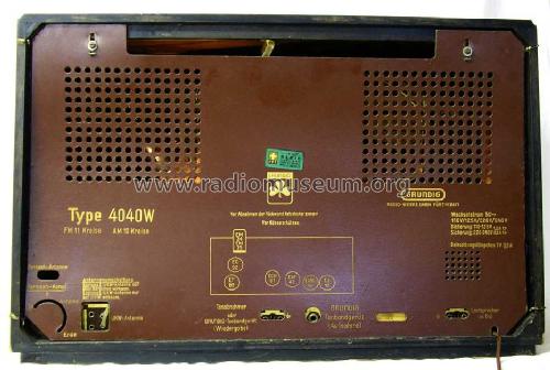 4040W; Grundig Radio- (ID = 93707) Radio