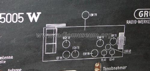 5005W; Grundig Radio- (ID = 98013) Radio