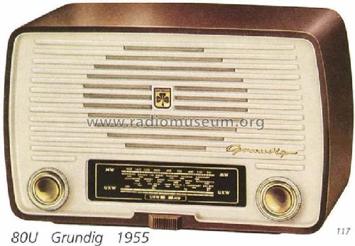 Musikgerät 80U; Grundig Radio- (ID = 254) Radio