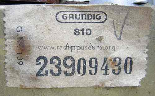 810 ; Grundig Radio- (ID = 821892) Radio