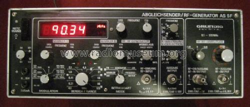 Abgleichsender AS5F; Grundig Radio- (ID = 1171664) Equipment