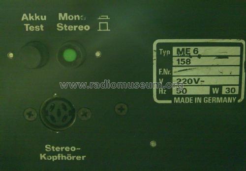 Antennenmessempfänger ME6 Typ 158; Grundig Radio- (ID = 951470) Equipment