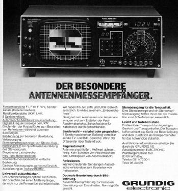 Antennenmeßempfänger ME80; Grundig Radio- (ID = 485727) Equipment