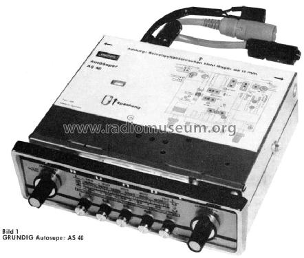 AS40; Grundig Radio- (ID = 441444) Car Radio