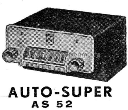 Autosuper-Standard AS52; Grundig Radio- (ID = 1558531) Car Radio