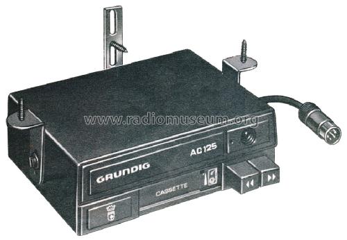 Auto Cassetten Tonbandgerät AC125; Grundig Radio- (ID = 1559070) Enrég.-R