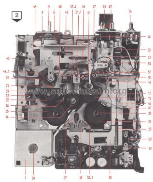 Auto-Cassetten-Tonbandgerät AC221; Grundig Radio- (ID = 2056400) R-Player