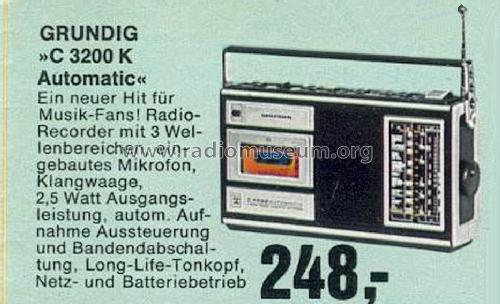 C3200K ; Grundig Radio- (ID = 1763430) Radio